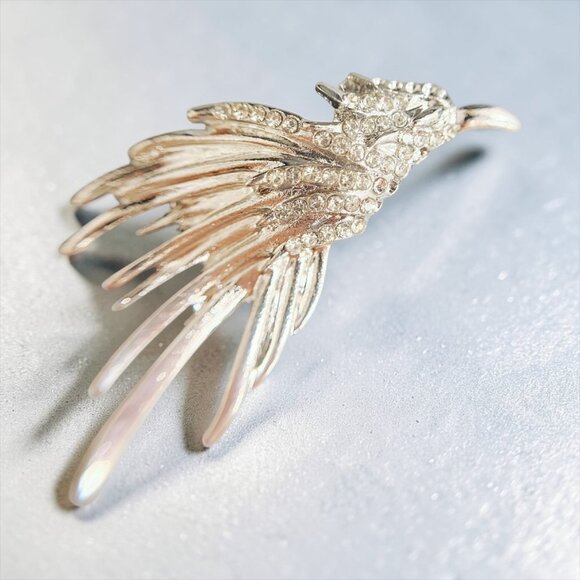 Silver brooch, eagle brooch, bird brooch, fashion brooch, animal brooch pin - Picture 7 of 7